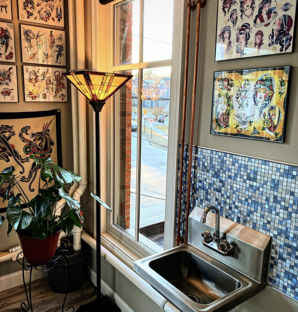 Artsy corner of Cosmic Sea Tattoo